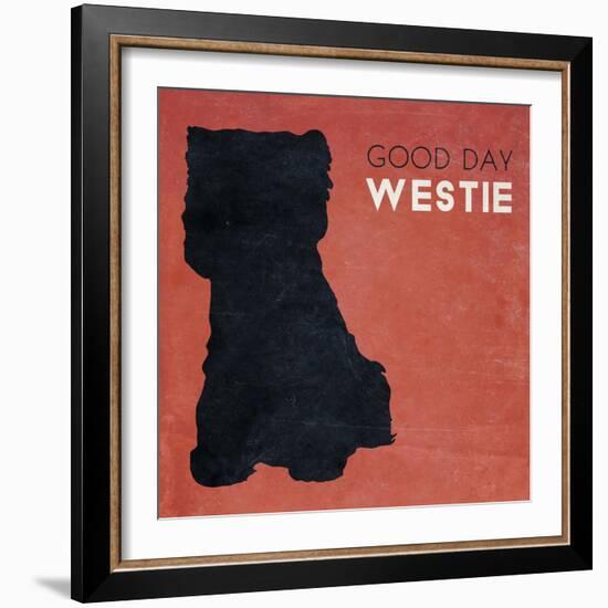 Good Day Westie-null-Framed Art Print