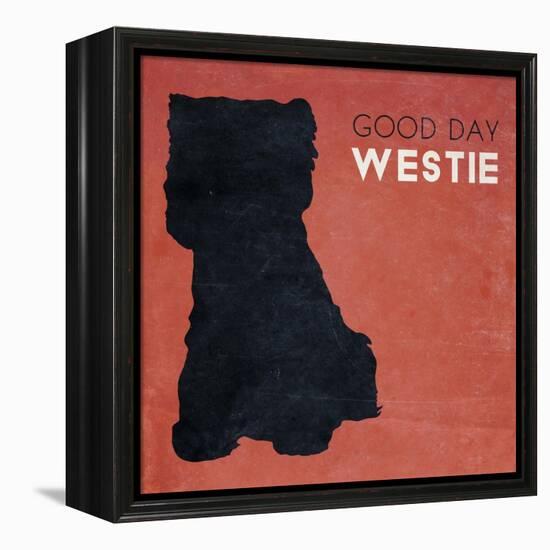 Good Day Westie-null-Framed Stretched Canvas