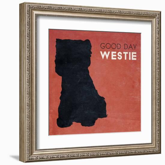 Good Day Westie-null-Framed Art Print