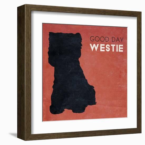 Good Day Westie-null-Framed Art Print