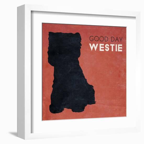 Good Day Westie-null-Framed Art Print