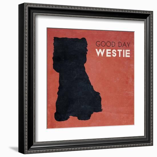 Good Day Westie-null-Framed Art Print