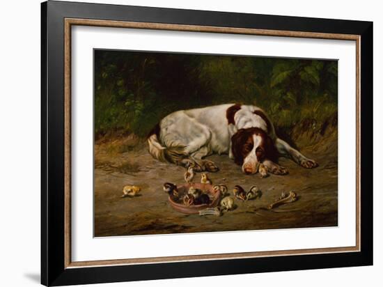 Good Doggy, 1883-Arthur Fitzwilliam Tait-Framed Giclee Print