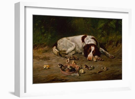 Good Doggy, 1883-Arthur Fitzwilliam Tait-Framed Giclee Print