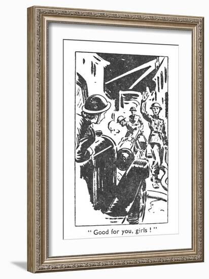 'Good for you, girls!', 1940-Unknown-Framed Giclee Print