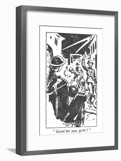 'Good for you, girls!', 1940-Unknown-Framed Giclee Print