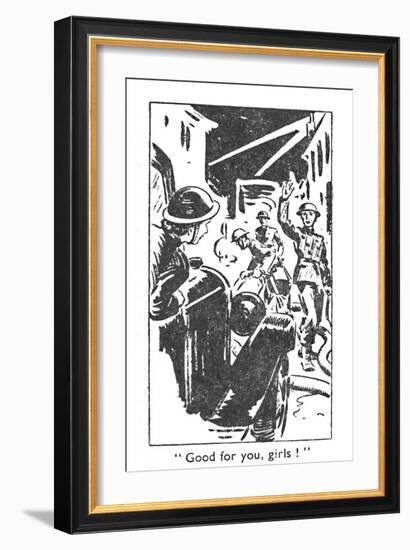 'Good for you, girls!', 1940-Unknown-Framed Giclee Print