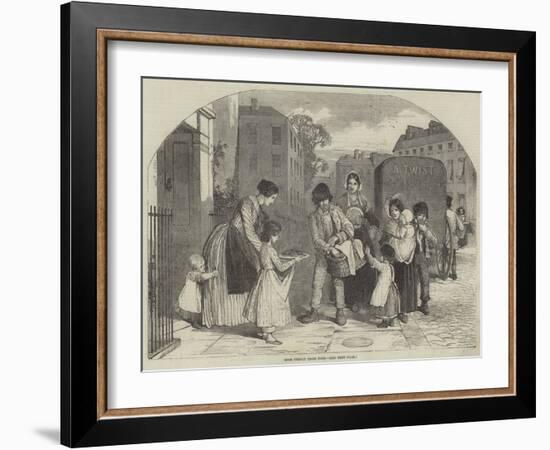 Good Friday Cross Buns-Myles Birket Foster-Framed Giclee Print