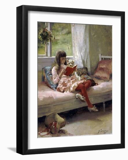 Good Friends, 1881-Albert Gustaf Aristides Edelfelt-Framed Giclee Print