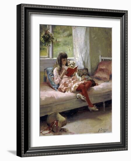 Good Friends, 1881-Albert Gustaf Aristides Edelfelt-Framed Giclee Print