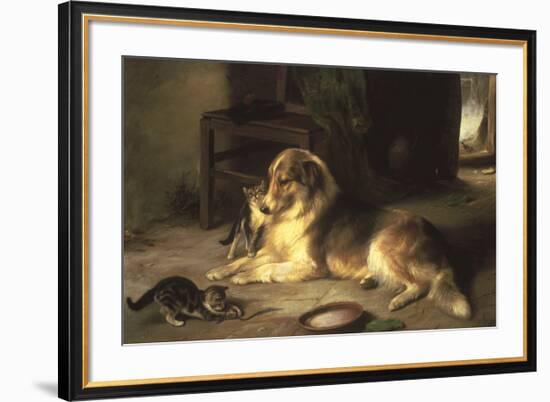 Good Friends-Walter Hunt-Framed Premium Giclee Print