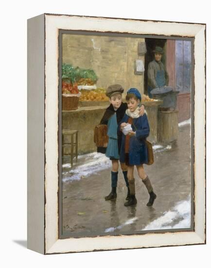 Good Friends-Victor Gabriel Gilbert-Framed Premier Image Canvas