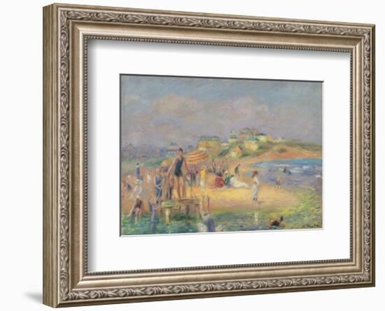 Good Harbor Beach, c.1919-William Glackens-Framed Art Print