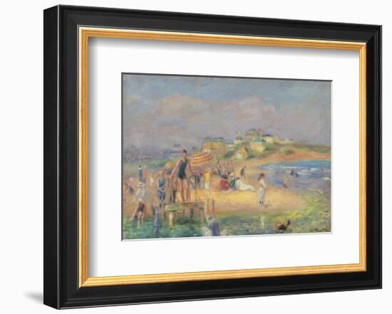 Good Harbor Beach, c.1919-William Glackens-Framed Art Print