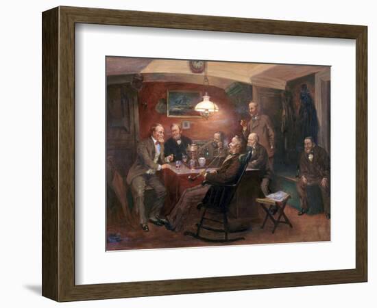 Good History, 1871-Oluf Simony Jensen-Framed Giclee Print