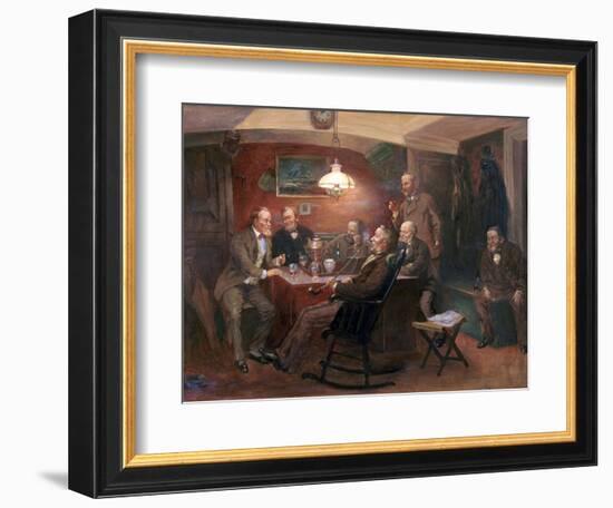 Good History, 1871-Oluf Simony Jensen-Framed Giclee Print