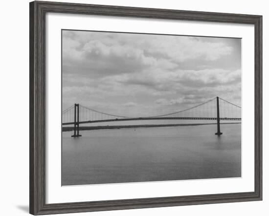 Good Horizontal View of the Delaware Memorial Bridge-Ralph Morse-Framed Photographic Print