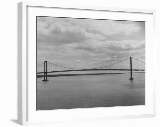 Good Horizontal View of the Delaware Memorial Bridge-Ralph Morse-Framed Photographic Print