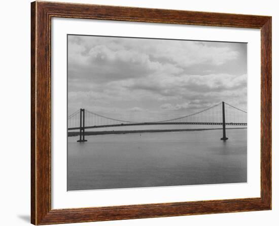 Good Horizontal View of the Delaware Memorial Bridge-Ralph Morse-Framed Photographic Print