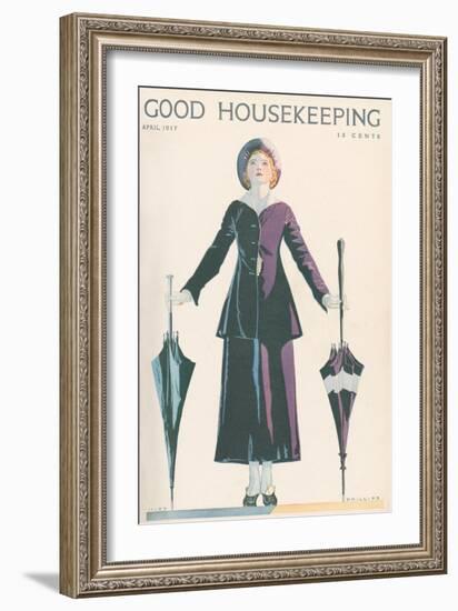 Good Housekeeping, April 1917-null-Framed Art Print