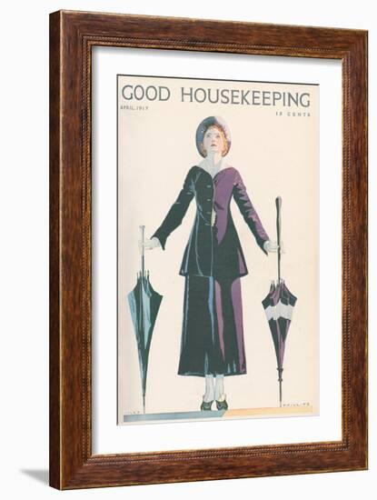 Good Housekeeping, April 1917-null-Framed Art Print