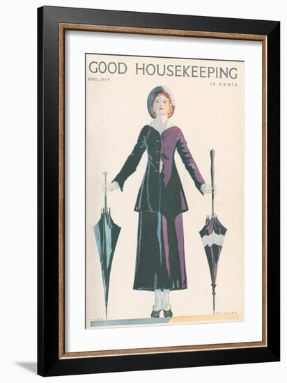 Good Housekeeping, April 1917-null-Framed Art Print