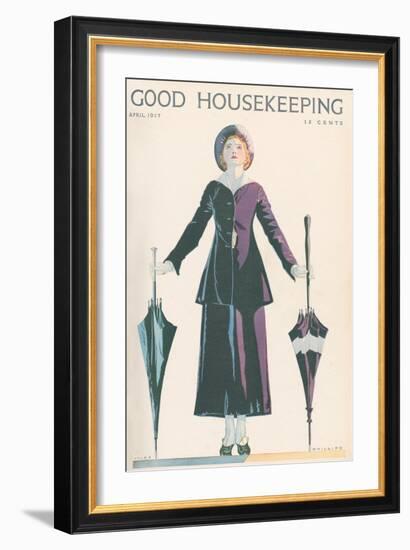 Good Housekeeping, April 1917-null-Framed Art Print