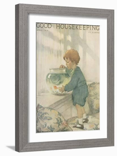 Good Housekeeping, April 1918-null-Framed Art Print