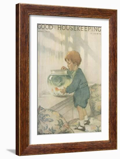 Good Housekeeping, April 1918-null-Framed Art Print