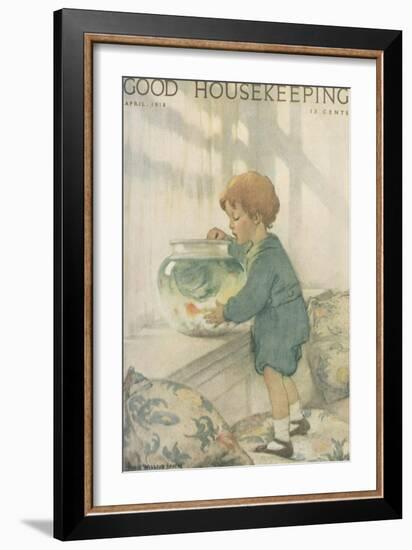 Good Housekeeping, April 1918-null-Framed Art Print