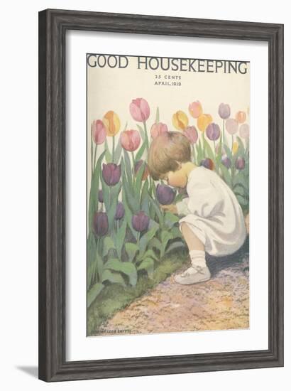 Good Housekeeping, April 1919-null-Framed Art Print