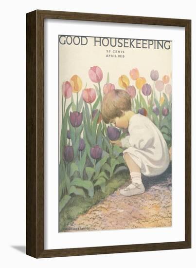 Good Housekeeping, April 1919-null-Framed Art Print