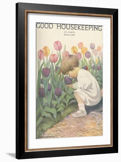 Good Housekeeping, April 1919-null-Framed Art Print