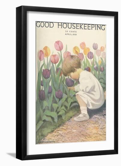 Good Housekeeping, April 1919-null-Framed Art Print