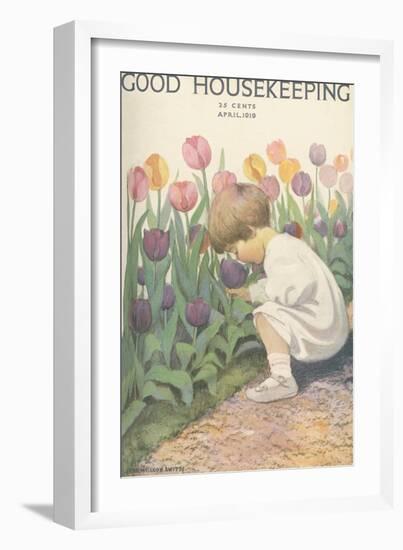 Good Housekeeping, April 1919-null-Framed Art Print