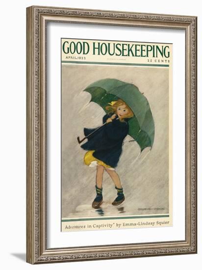 Good Housekeeping, April 1922-Jessie Willcox-Smith-Framed Premium Giclee Print