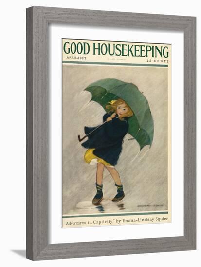 Good Housekeeping, April 1922-Jessie Willcox-Smith-Framed Premium Giclee Print