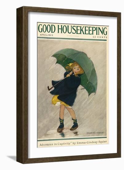 Good Housekeeping, April 1922-Jessie Willcox-Smith-Framed Premium Giclee Print