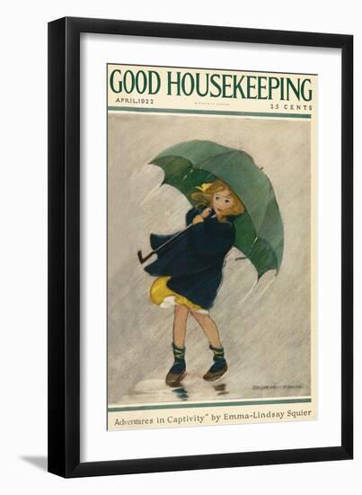 Good Housekeeping, April 1922-Jessie Willcox-Smith-Framed Premium Giclee Print