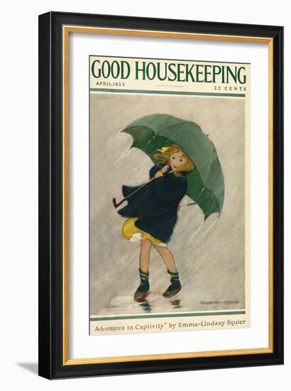 Good Housekeeping, April 1922-Jessie Willcox-Smith-Framed Premium Giclee Print