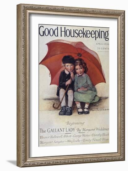 Good Housekeeping, April, 1926-null-Framed Art Print