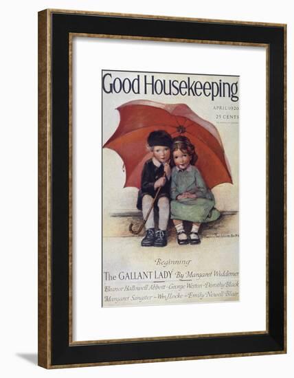 Good Housekeeping, April, 1926-null-Framed Art Print