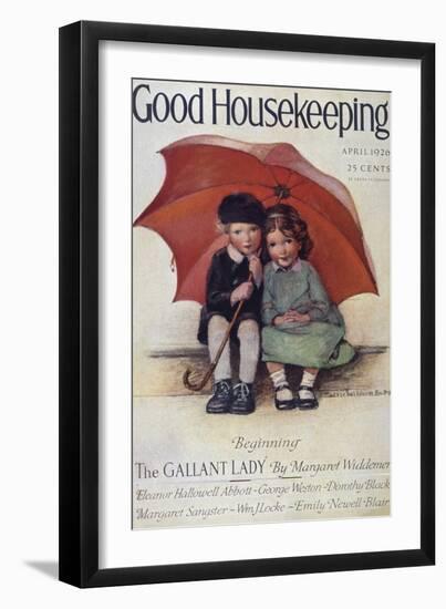 Good Housekeeping, April, 1926-null-Framed Art Print