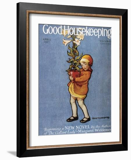 Good Housekeeping, April, 1927-null-Framed Art Print