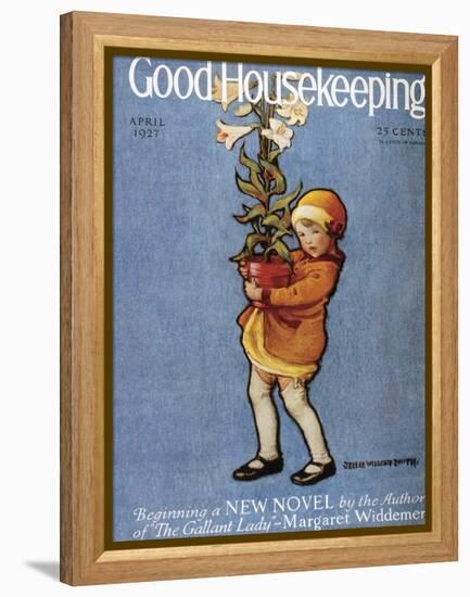 Good Housekeeping, April, 1927-null-Framed Stretched Canvas