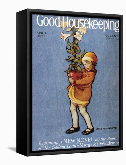 Good Housekeeping, April, 1927-null-Framed Stretched Canvas