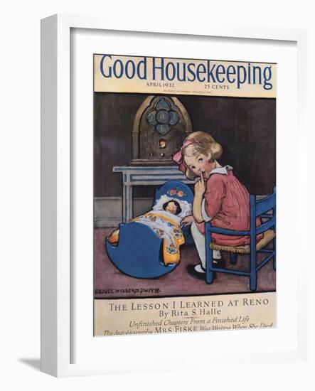 Good Housekeeping, April, 1932-null-Framed Art Print