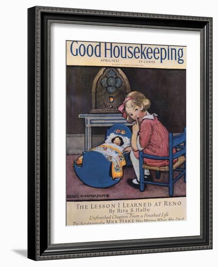 Good Housekeeping, April, 1932-null-Framed Art Print