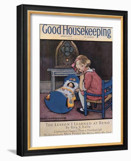 Good Housekeeping, April, 1932-null-Framed Art Print