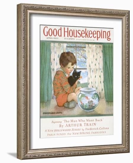 Good Housekeeping, April 1933-null-Framed Art Print